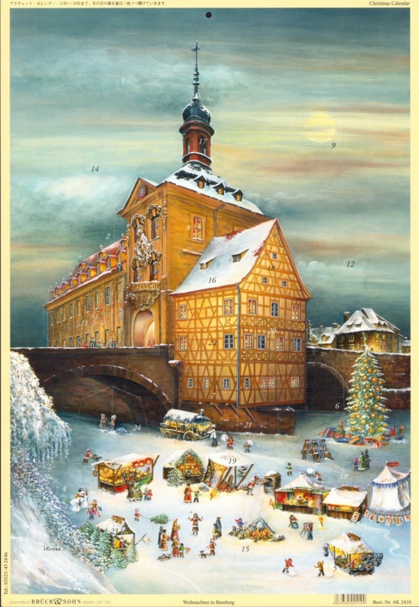 Adventskalender Weihnachten in Bamberg